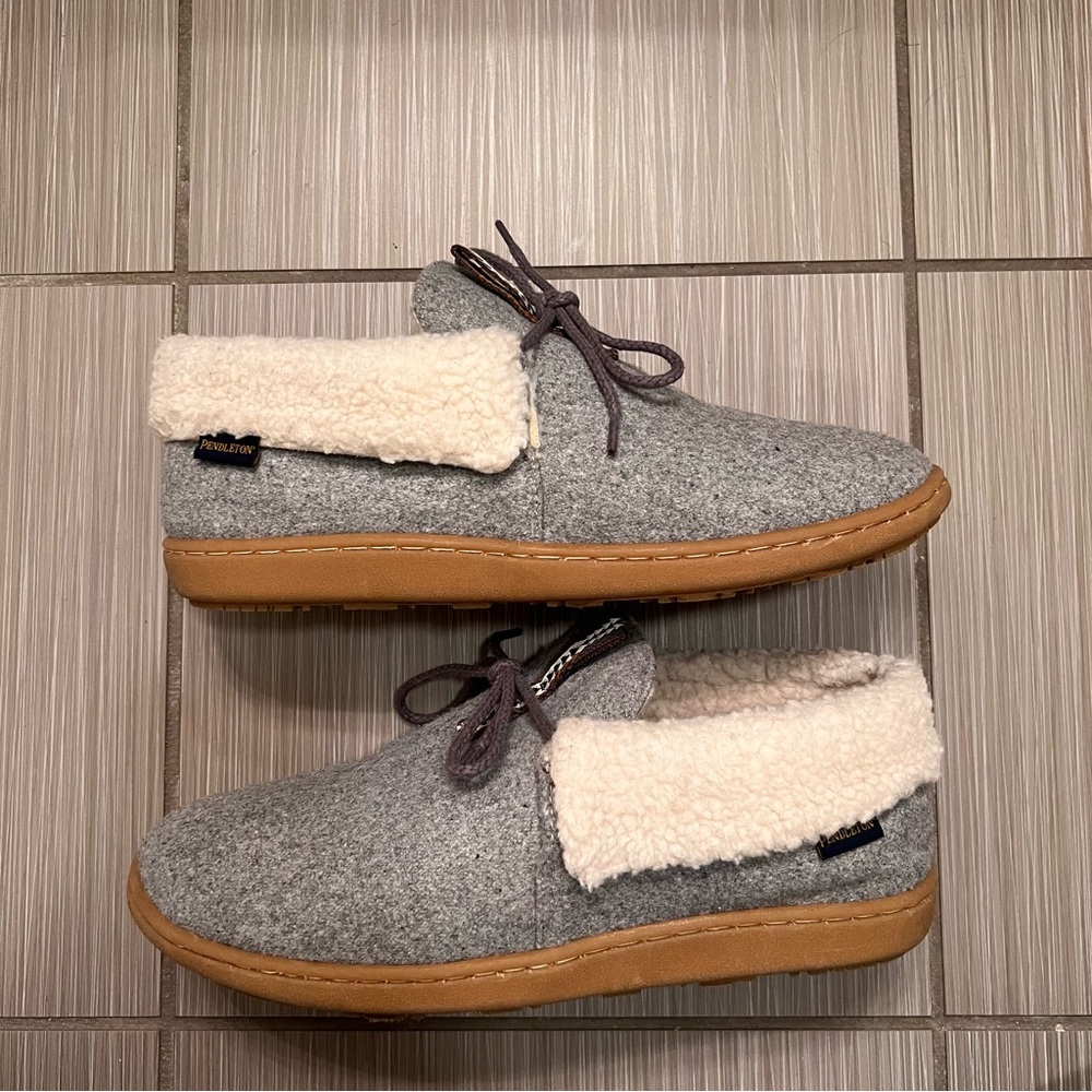 Pendleton Caravan Slippers Wool Washable Sherpa L… - image 3